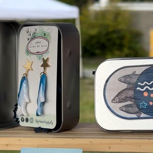 Catch of the Day: Fish Earrings in Sardine Tin Case