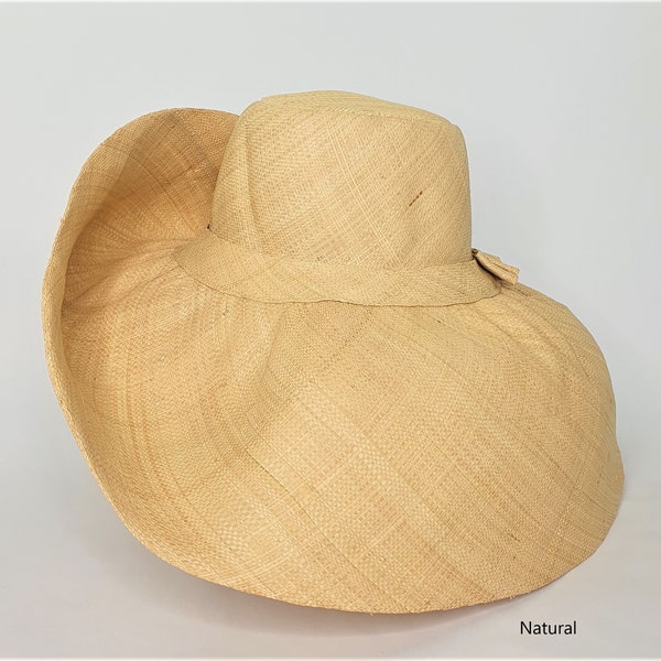 Raffia Twist Wide Brim Hat main image 1