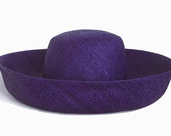Vintage Kaminski Australia Straw Sun Hat 100% Raffia Helen 