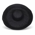 Raffia Curve Brim Hat Large Brim in Black Madagascan product logo