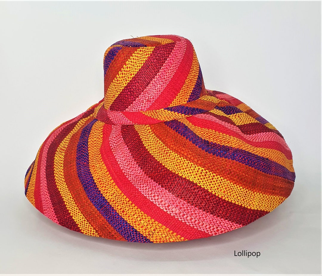 Five Inch Brim Raffia Hat