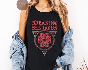 Premium Breaking Benjamin Tank Top - Rock Music Top - Phobia Album - Breaking Benjamin Merch - Unisex Rocker Clothing