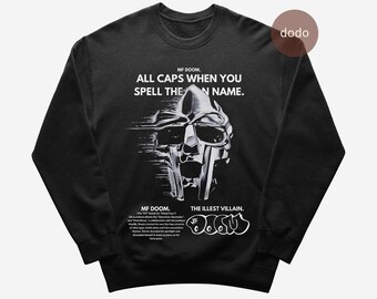 Sudadera MF Doom - Álbum de demos de Madvillainy - Música rap - Merchandising para fans