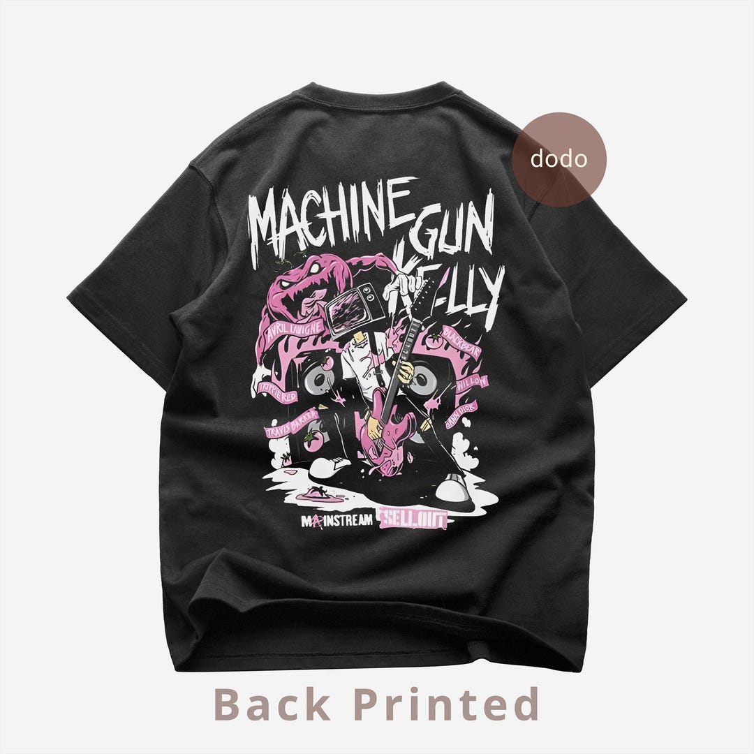 Official Machine Gun Kelly 'Bad Mo-Fu' Black T-Shirt | 100% Cotton Unisex Tee