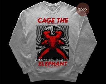Cage The Elephant Sweatshirt - Melophobia Album - Rock Music - Fan Merch