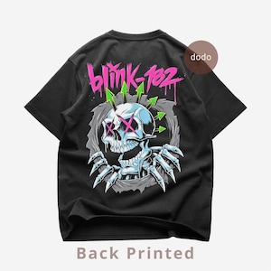 Blink 182 Back T-Shirt - Pop Music Shirt - Enema Of The State Album - Blink 182 Album Shirt - Blink 182 Merch - Unisex Pop Clothing