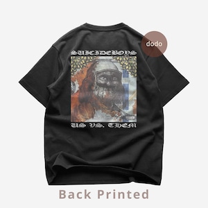 Suicideboys Back T-Shirt - Rap Music Shirt - Us vs Them Album - Suicideboys Album Shirt - Suicideboys Merch - Unisex Rapper Clothing