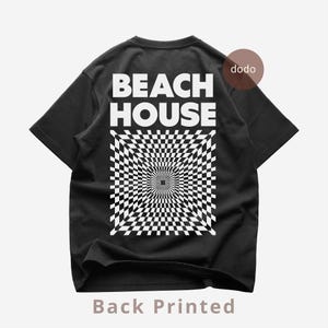 Beach House Back T-Shirt - Pop Musik Shirt - Bloom Album - Beach House Album Shirt - Beach House Merch - Unisex Pop Kleidung