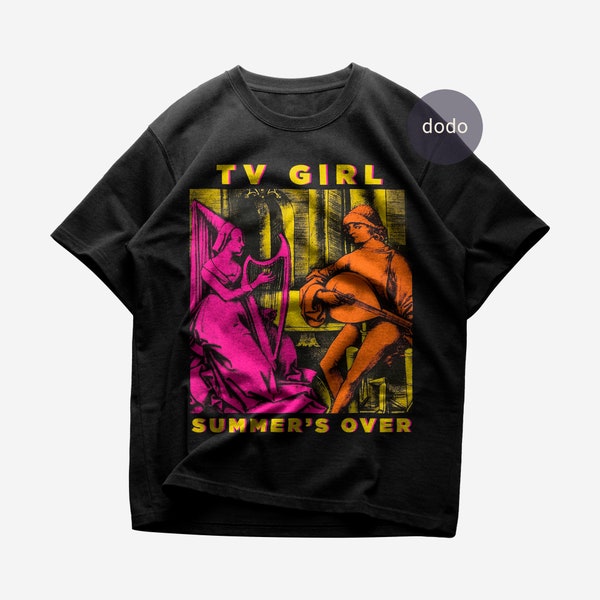 Premium TV Girl T-Shirt - Summer's Over Album T-Shirt - TV Girl New Album T-Shirt - French Exit - Unisex Heavy Cotton Tee
