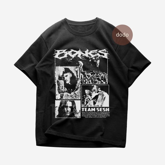 ボーンズTシャツ - FromBeyondTheGraveデザイン - ラップミュージック