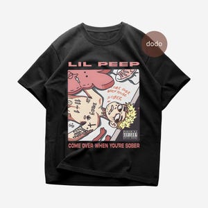 Lil Peep T-Shirt - Rap Music Shirt - Come Over When You're Sober Album - Lil Peep Album Shirt - Lil Peep Merch - Unisex Rapper Clothing