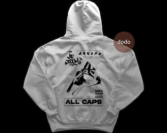 MF Doom Hoodie - Rap Music Hoodie - The Illest Villain Album - MF Doom Album Hoodie - MF Doom Merch - Unisex Rapper Clothing