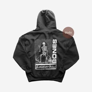 Bones Hoodie - Rap Music Hoodie - Unrendered Album - Bones Album Hoodie - Bones Merch - Unisex Rapper Clothing