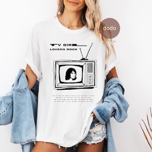 Premium TV Girl T-Shirt - Pop Music Shirt - Who Really Cares Album - TV Girl Album Shirt - TV Girl Merch - Unisex Pop Clothing