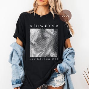 Premium Slowdive T-Shirt - Rock Music Shirt - When the Sun Hits - Slowdive Album Shirt - Slowdive Merch - Unisex Rocker Clothing