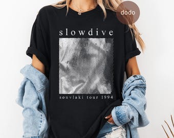 Premium Slowdive T-Shirt - Souvlaki Album - Rock Musik - Fan Merch