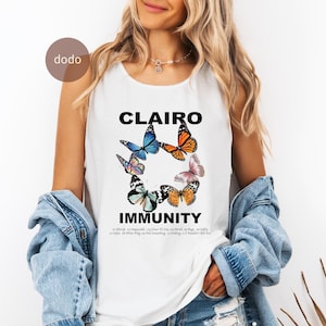 Premium Clairo Tank Top - Pop Music Top - Immunity Album - Clairo Album Shirt - Clairo Merch - Unisex Pop Clothing