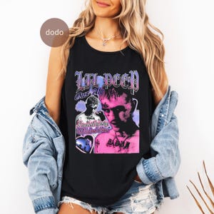 Comfort Colors Lil Peep Tank Top - Rap Music Top - Come Over When You're Sober Album - Lil Peep Merch - Unisex Rapper Clothing