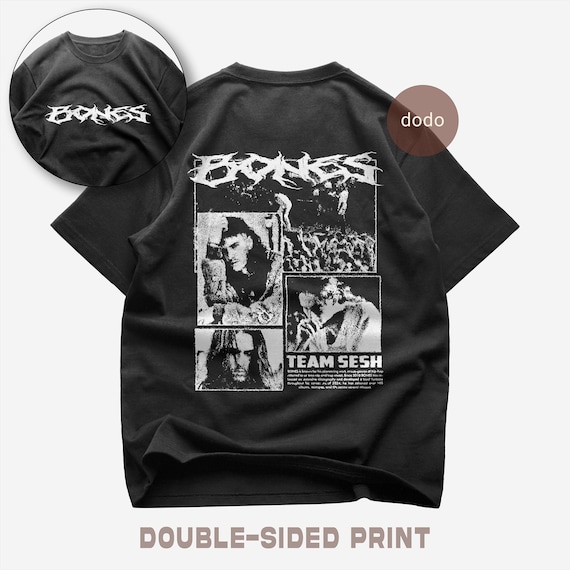 Bones T-shirt - Rap Music Shirt - Double-sided Print - Teamsesh