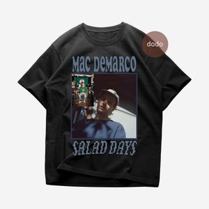 Mac Demarco T-Shirt - Rock Music Shirt - Salad Days Album - Mac Demarco Album Shirt - Mac Demarco Merch - Unisex Rocker Clothing