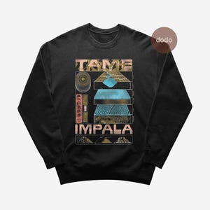 Tame Impala Sweatshirt - Pop Music Sweatshirt - The Slow Rush Album - Tame Impala Album Sweatshirt - Tame Impala Merch - Unisex Pop Clothing