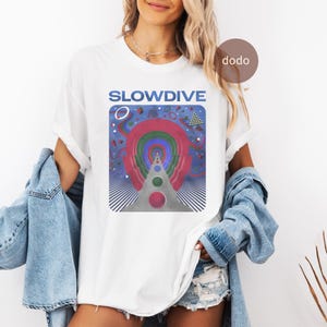 Premium Slowdive T-Shirt - Rock Music Shirt - When the Sun Hits - Slowdive Album Shirt - Slowdive Merch - Unisex Rocker Clothing