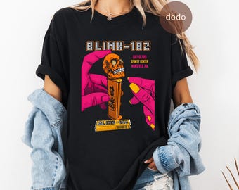 Premium Blink 182 T-Shirt - One More Time Album - Pop Music - Fan Merch