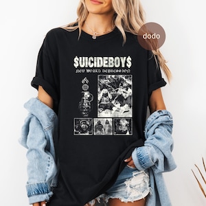 Premium Suicideboys T-Shirt - Rap Music Shirt - New World Depression Album - Suicideboys Merch - Unisex Rapper Clothing