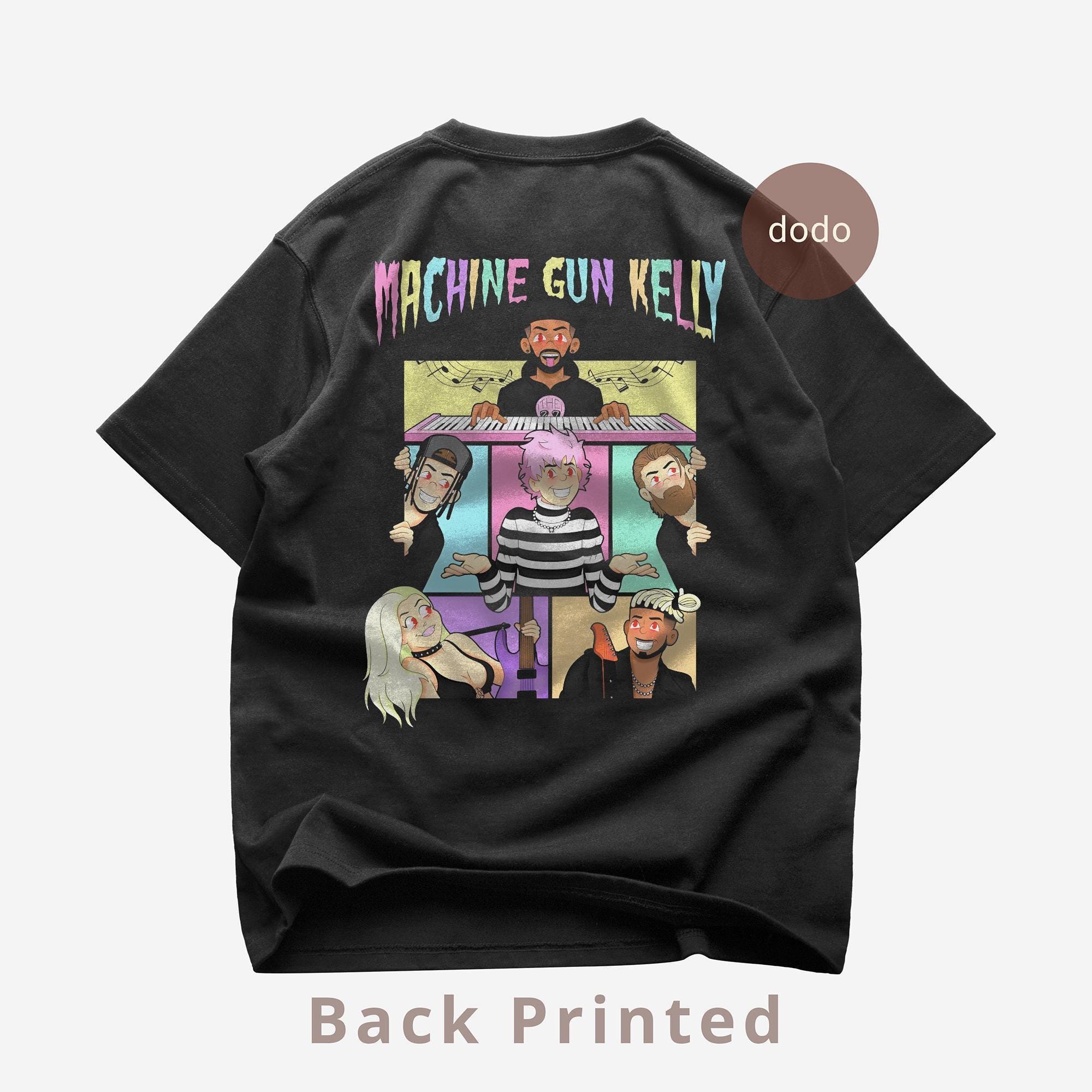 Camiseta con la espalda de Machine Gun Kelly - Camiseta de rap - Entradas  para mi álbum Downfall - Camiseta del álbum mgk - Merchandising mgk - Ropa  unisex de rapero - Etsy México, image size:2000x2000