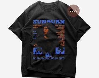 Dominic Fike T-Shirt - Rap Music Shirt - Sunburn Album - Dominic Fike Album - Dominic Fike Merch - Unisex Rapper Clothing