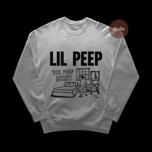 Lil Peep Sweatshirt - Rap Music Sweatshirt - The Peep Show Design - Lil Peep Album - Lil Peep Merch - Unisex Rapper Clothing