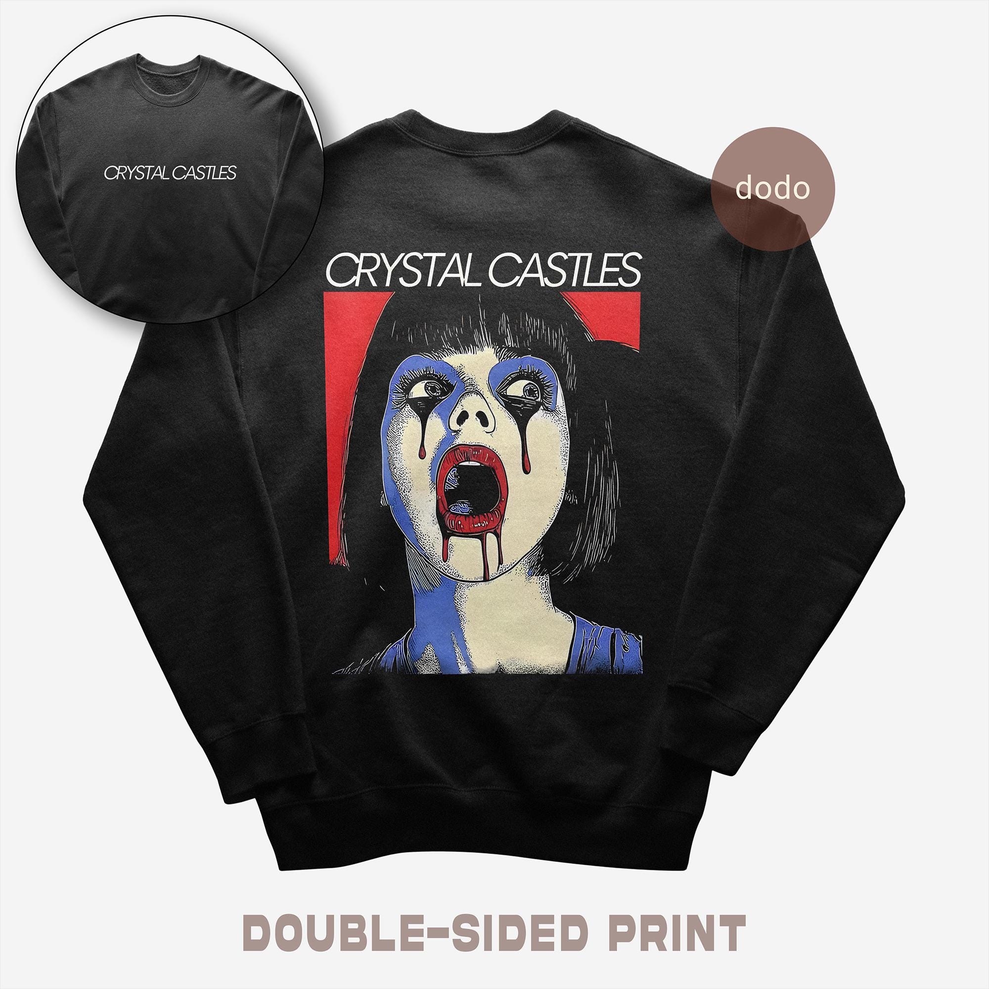 Crystal Castles 公式Tシャツ Crimewave 当時物 希少 Vintage Crystal Castles Crimewave T Shirt Original RARE Alice