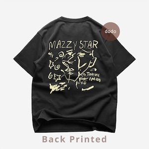 Mazzy Star Back T-Shirt - Pop Music Shirt - So Tonight That I Might See - Mazzy Star Album Shirt - Mazzy Star Merch - Unisex Pop Clothing