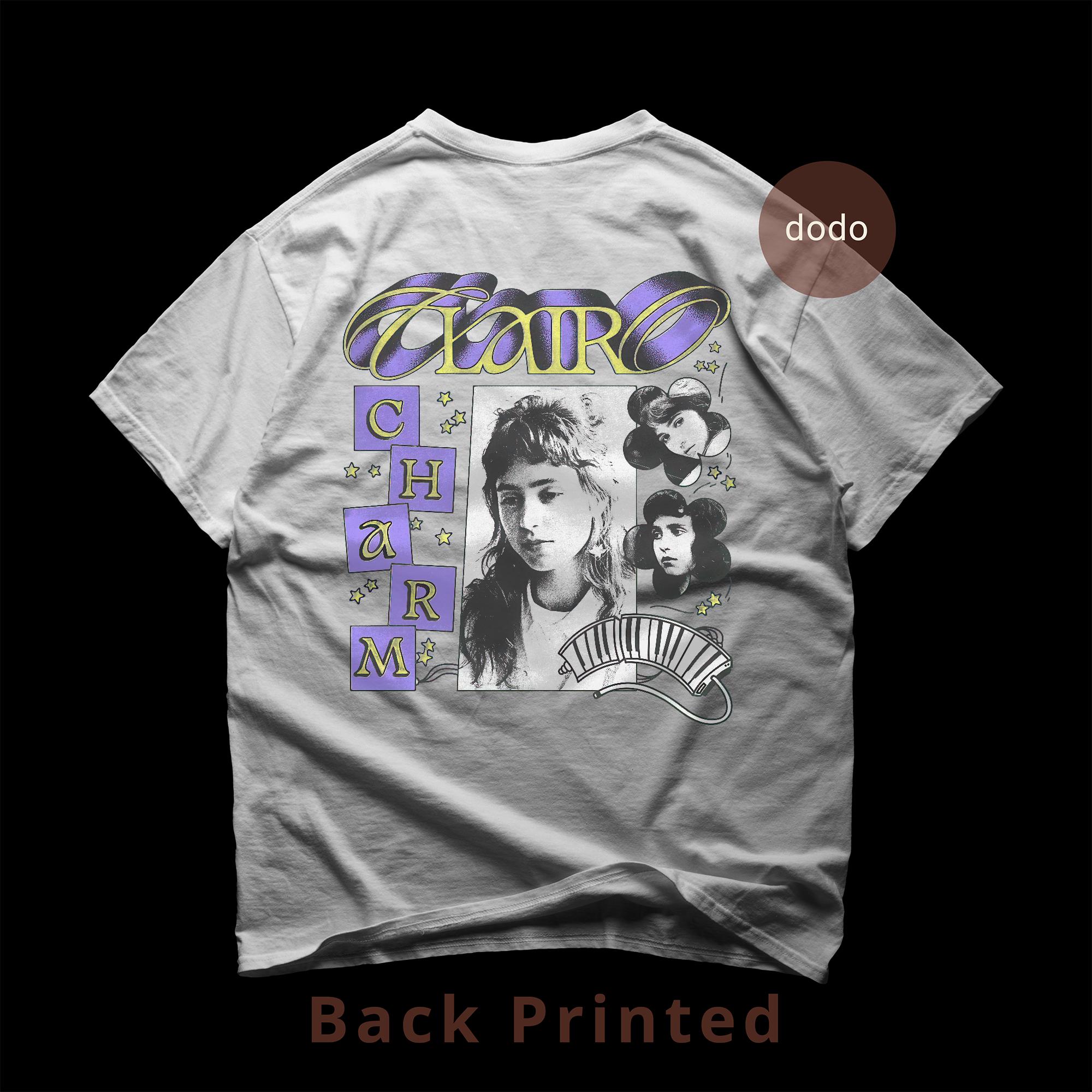 Clairo バックTシャツ - ポップミュージックシャツ - チャームアルバム 