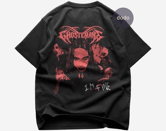 Premium Ghostemane Back T-Shirt - Mercury Retrograde Album T-Shirt - Ghostemane New Album T-Shirt - Unisex Heavy Cotton Tee