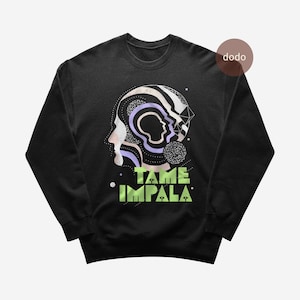 Tame Impala Sweatshirt - Pop Music Sweatshirt - Currents Album - Tame Impala Album Sweatshirt - Tame Impala Merch - Unisex Pop Clothing