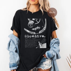 Premium Slowdive T-Shirt - Rock Music Shirt - When the Sun Hits - Slowdive Album Shirt - Slowdive Merch - Unisex Rocker Clothing