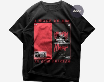 Premium Suicideboys T-Shirt - I Want To Die In New Orleans Album T-Shirt - Suicideboys New Album T-Shirt - Unisex Heavy Cotton Tee