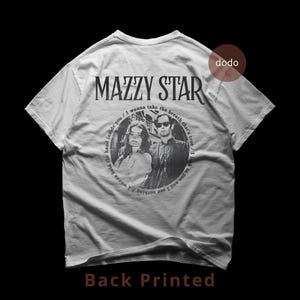 Mazzy Star Back T-Shirt - Pop Music Shirt - So Tonight That I Might See - Mazzy Star Album Shirt - Mazzy Star Merch - Unisex Pop Clothing