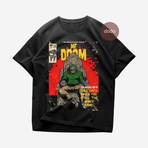 MF Doom T-Shirt - Madvillainy Album - Rap Music - Fan Merch