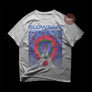 Slowdive T-Shirt - Rock Music Shirt - When the Sun Hits - Slowdive Album Shirt - Slowdive Merch - Unisex Rocker Clothing