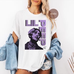 Comfort Colors Lil Peep T-Shirt - Rap Music Shirt - Come Over When You're Sober Album - Lil Peep Merch - Unisex Rapper Clothing