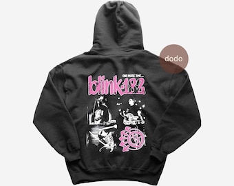 Blink 182 Hoodie - One More Time Album - Pop Music - Fan Merch