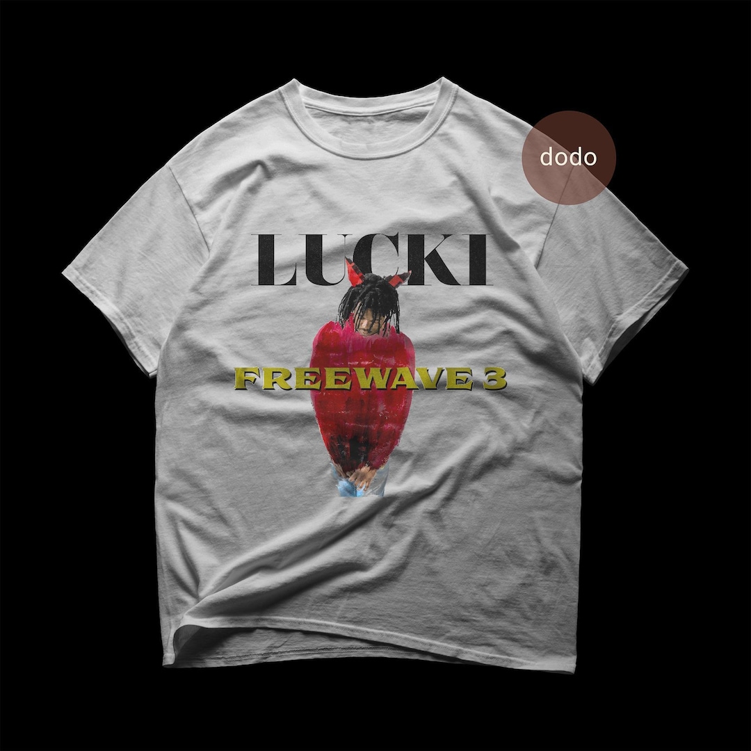 Lucki Rapper Flag Lucki T-shirt - Freewave 3 Album - Rap Music - Fan Merch - Etsy