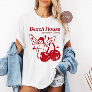 Premium Beach House T-Shirt - Pop Musik Shirt - Depression Cherry Album - Beach House Album - Beach House Merch - Unisex Pop Kleidung