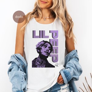 Comfort Colors Lil Peep Tank Top - Rap Music Top - Come Over When You're Sober Album - Lil Peep Merch - Unisex Rapper Clothing