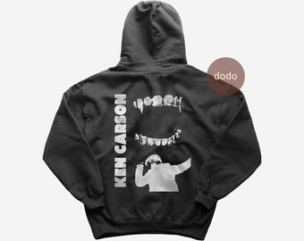 Ken Carson AGC A Great Chaos Face Album Tour Merch Zip up Hoodie