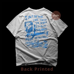Wave To Earth Back T-Shirt - Pop Music Shirt - summer flows Album - Wave To Earth Album Shirt - Wave To Earth Merch - Unisex Pop Clothing