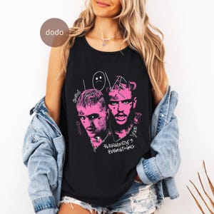 Comfort Colors Lil Peep Tank Top - Rap Music Top - Crybaby Album - Lil Peep Merch - Unisex Rapper Clothing