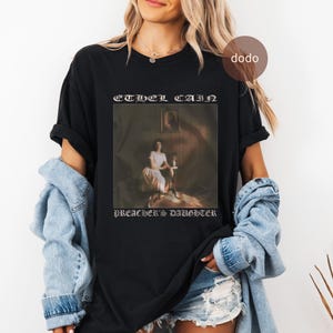 Premium Ethel Cain T-Shirt - Pop Music Shirt - Preacher&#39;s Daughter - Ethel Cain Album Shirt - Ethel Cain Merch - Unisex Pop Clothing